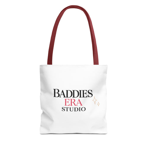 Copy of Baddies Era Studio Tote Bag — Chic Logo Canvas Tote